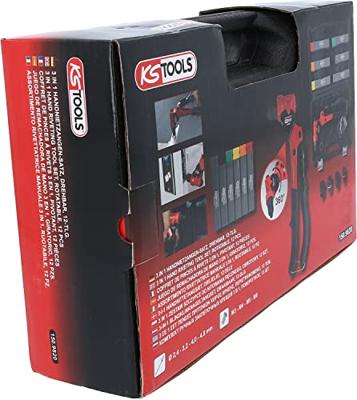 KS Tools 150.9820 3-in-1 handtang-set, draaibaar, 12-delig