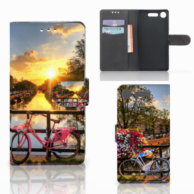 Sony Xperia XZ1 | Flip Cover | Amsterdamse Grachten Sony Xperia XZ1 | Flip Cover | Amsterdamse Grachten