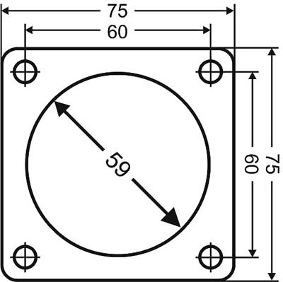 AS Schwabe 60444 CEE-opbouwstekker 32 A 400 V 1 stuk(s)