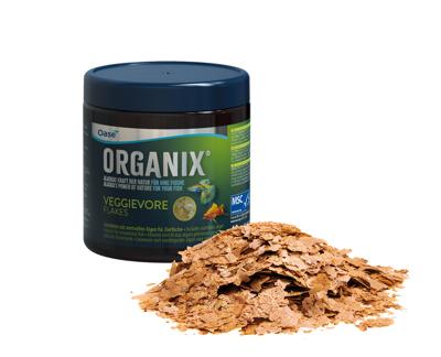 Oase ORGANIX Veggievore Flakes 250ml - Duurzaam Vijvervisvoer zonder Kunstmatige Toevoegingen Oase ORGANIX Veggievore Flakes 250ml - Duurzaam Vijvervisvoer zonder Kunstmatige Toevoegingen