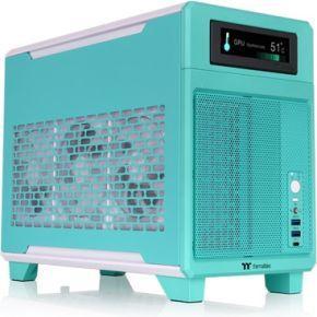 Thermaltake TR100 Mint Strawberry Mini-tower Gaming-behuizing Munt, Aardbeien Thermaltake TR100 Mint Strawberry Mini-tower Gaming-behuizing Munt, Aardbeien