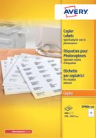 Etiket Avery DP004-100 105x149mm wit 400 etiketten - thumbnail