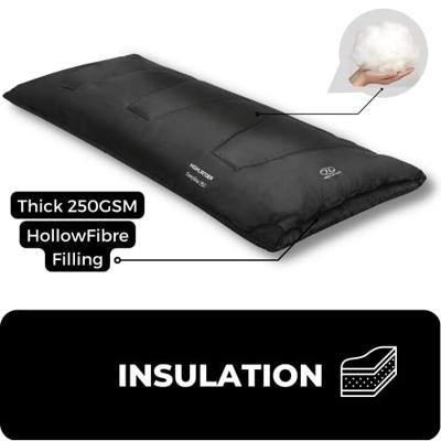 Highlander Sleepline 250 (8ºC) - Slaapzak Dekenmodel - Charcoal Highlander Sleepline 250 (8ºC) - Slaapzak Dekenmodel - Charcoal