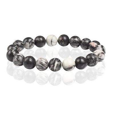 Memphis Natuursteen Armband 10mm - Picasso Stone Memphis Natuursteen Armband 10mm - Picasso Stone