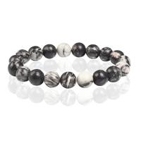 Memphis Natuursteen Armband 10mm - Picasso Stone - thumbnail