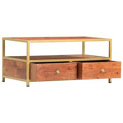 Salontafel 90x50x40 cm massief acaciahout