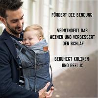 ByKay Click Carrier Deluxe draagzak Dark Jeans - thumbnail