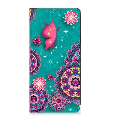 Motorola Edge 40 Pro | Bookcase | Cirkels en Vlinders