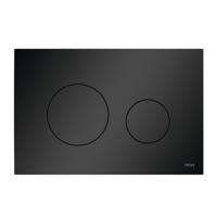 Bedieningsplaat TECE Loop Met Duospoeltechniek Kunststof Mat Zwart - thumbnail