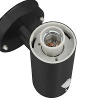 VidaXL Buiten wandlamp 2 pcs zwart 15 x 7,5 x 33 cm - thumbnail