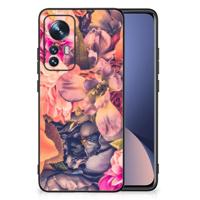 Xiaomi 12 | 12X Bloemen Hoesje Bosje Bloemen - thumbnail
