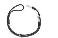 Hunter Training leash Freestyle 2 m Zwart Nylon Hond Trainriem - thumbnail