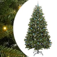 VidaXL Kunstkerstboom met 300 led groen 270 cm pvc en metaal - thumbnail
