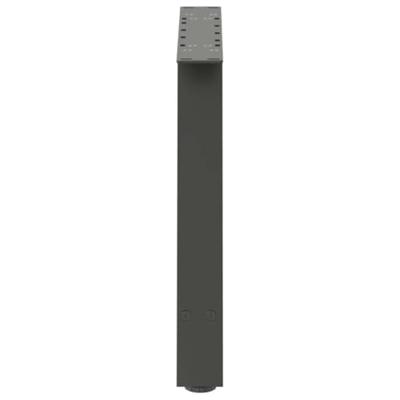 Salontafelpoten 2 st A-vormig 70x(42-43) cm staal antraciet
