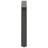 Salontafelpoten 2 st A-vormig 70x(42-43) cm staal antraciet - thumbnail