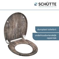 Schutte Duroplast WC-bril OLD WOOD met soft-close en quick-release
 82368 - thumbnail
