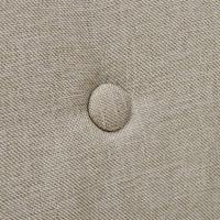 Eetkamerstoelen 2 st stof en massief eikenhout beige - thumbnail