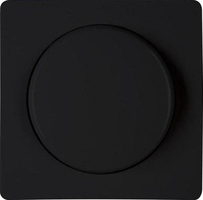 Enzo Kopp hk05 mat zwart afdekplaat + knop dimmer - 4621630
