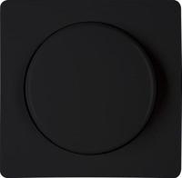 Enzo Kopp hk05 mat zwart afdekplaat + knop dimmer - 4621630 - thumbnail
