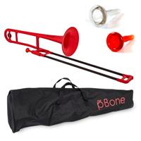 Jiggs pBone Bb Tenor Trombone Rood met tas - thumbnail