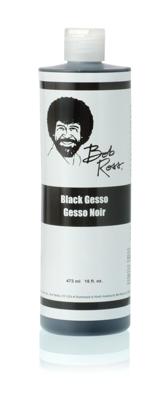 Bob Ross Medium Black Gesso 473M