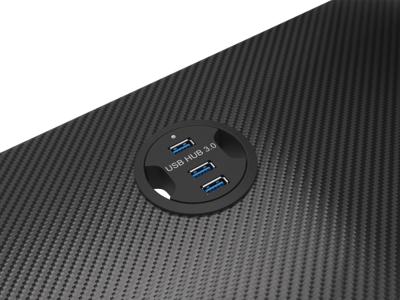 Bureau Gaming Genesis Holm 300 RGB Zwart