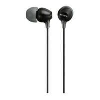 Sony MDR-EX15LPB gesloten in-ear hoofdtelefoon Standaard 1 zwart - thumbnail
