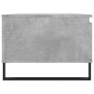 Salontafel 90x50x36,5 cm bewerkt hout betongrijs