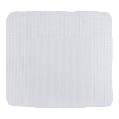 Baby's Only aankleedkussenhoes Cable Wit Maat