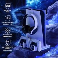 Oniverse Nexus 5 Multifunctionele Standaard (PS5/ PS5 Slim) Wit - thumbnail
