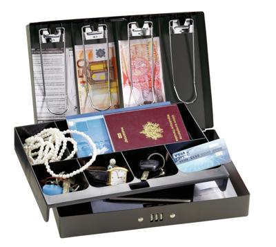 Masterlock Draagbare Kluis 290x190x80mm cijfercomb - 7147EURD 7147EURD