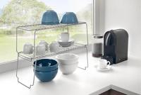 Metaltex Stapelrek 19x18x45 cm Zilver - thumbnail