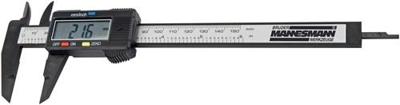 Brüder Mannesmann digitale schuifmaat carbon 150 mm (hobby) - 82520