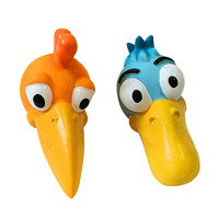 Nobleza Honden piepspeeltje - Rubber vogel of eend - thumbnail