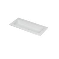 INK Aspekt Wastafel Porselein Midden Zonder Kraangat - 1000x450x15 mm - Mat Wit - thumbnail