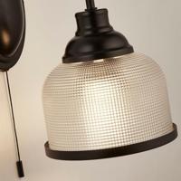 Searchlight WandlampHighworth zwart - 2671-1BK - thumbnail