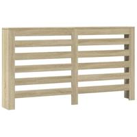 VidaXL Radiatorombouw 149x20x82 cm bewerkt hout sonoma eikenkleurig - thumbnail