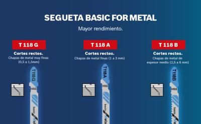 Bosch Accessoires Decoupeerzaagblad U 118 A Basic for Metal 3st - thumbnail