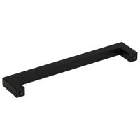 VidaXL Handvatten 10 st 160 mm roestvrij staal zwart - thumbnail