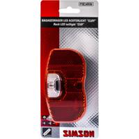 Simson batterij bagagedrager achterlicht cliff 1 led on/of - thumbnail