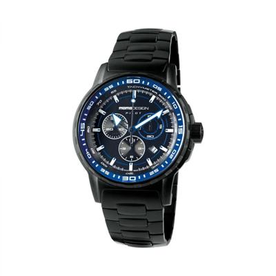 MOMO Design Pilot MD2164BK-20 Horloge Heren 46mm 5 ATM