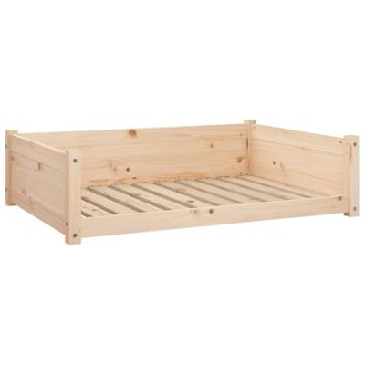 VidaXL Hondenmand 95,5x65,5x28 cm massief grenenhout