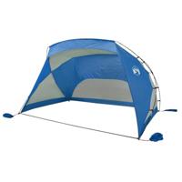 Strandtent 274x178x170/148 cm 185T taft azuurblauw - thumbnail