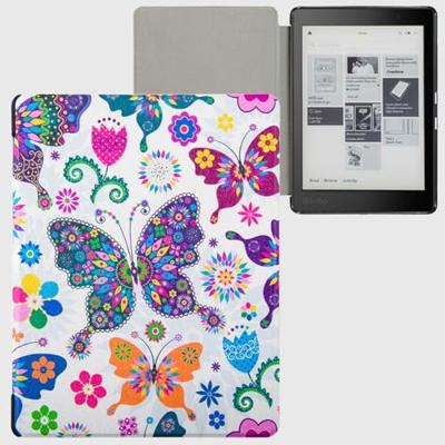Lunso Kobo Aura H20 Edition 2 hoes (6.8 inch) - sleepcover - Vlinders