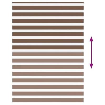VidaXL Zebra rolgordijn 155x200 cm stofbreedte 150,9cm polyester bruin VidaXL Zebra rolgordijn 155x200 cm stofbreedte 150,9cm polyester bruin