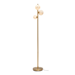 its about RoMi Voerlamp 'Carrara' Marmerprint, 3-lamps, kleur Goud