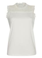 Tramontana Paris Nos Basic Top Lace Tops En Singlets 001100-offwhite - thumbnail