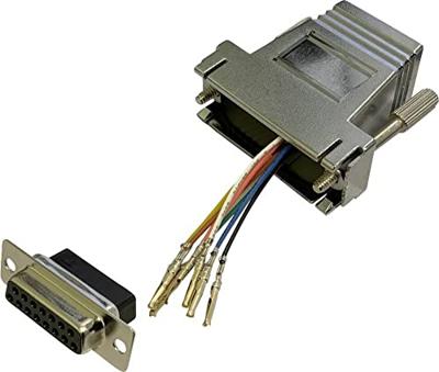 BKL Electronic 10121120 Adapter D-sub bus 15-polig - RJ45-bus 1 stuk(s) Single