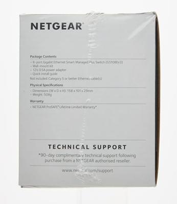 NETGEAR ProSAFE Unmanaged Plus Switch - GS108E - 8 Gigabit Ethernet poorten NETGEAR ProSAFE Unmanaged Plus Switch - GS108E - 8 Gigabit Ethernet poorten