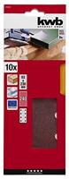 kwb 818224 Schuurpapier Korrelgrootte (num) 240 (l x b) 230 mm x 93 mm 10 stuk(s) - thumbnail